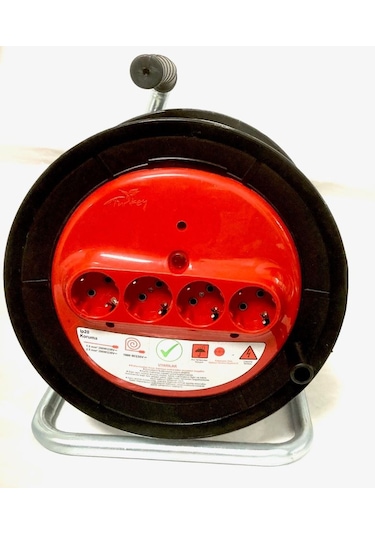 3x2.5 30 Metre Makaralı Uzatma Kablosu