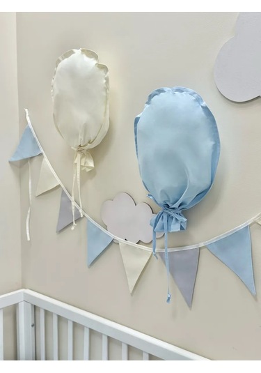 Mamibro Kumaş Bayraklı Işık Zinciri 399385779 Çok Renkli