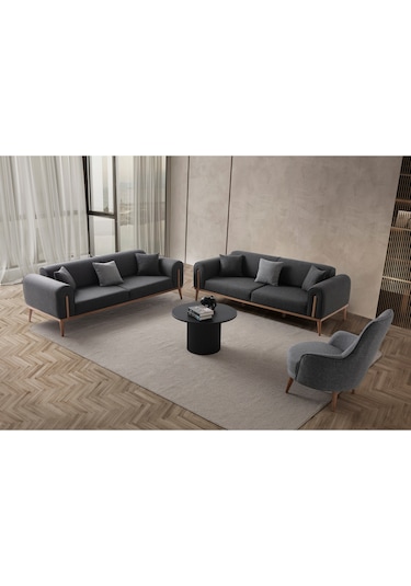 Riva 3+3+1+1  Koltuk Takımı Antrasit