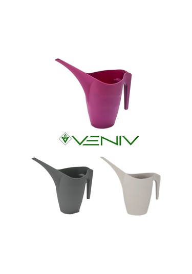 Estetik 2l Sulama Kabı 1 Adet 2l Krem Rengi 1