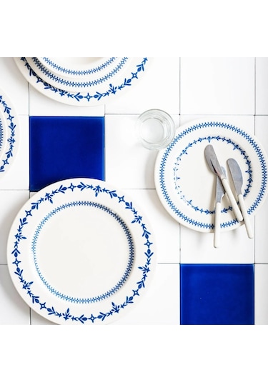 Porser Blue Orbit 24 Parça Yemek Takımı