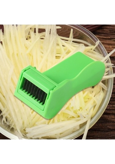 Fastbuy Süper Kolay Kullanım Suntek Fasulye Dilimleyici - Dayanıklı Abs Malzeme - Kırmızı Kırmızı