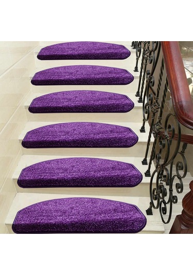 Mor Kendinden Yapışkanlı Merdiven Basamak Paspası / Halısı (402803905)