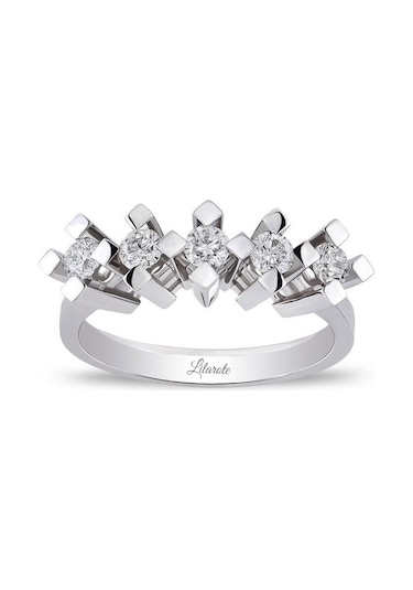 0.50 Ct Pırlanta Beştaş Yüzük