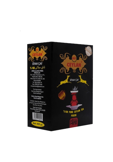 Ceylan Tea İthal Seylan Sri Lanka Ceylon Siyah Yaprak Kaçak Çay 400 G