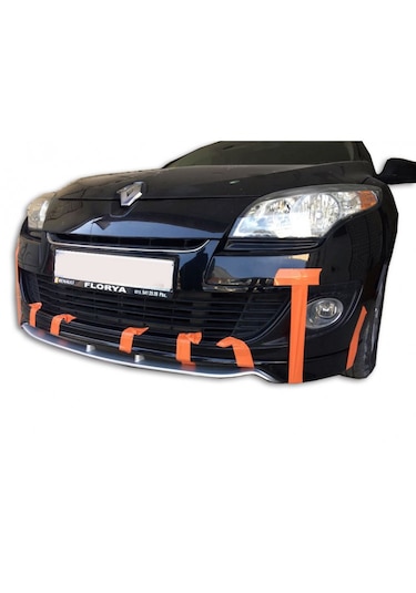 Paşa Renault Megane 3 2009-2013 Sport Ön Tampon Ek+ Lip Plastik