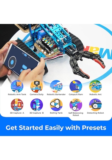Makeblock Mbot Ultimate 10'u 1 Arada Programlanabilir Robot Kiti, Arduino & Raspberry Pi Uyumlu Akıllı Oyuncaklar