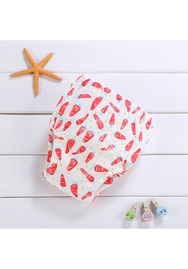 Reedark Bebek Bezi Kumaş Yıkayabilir Su Geçirmez Yenidoğan Çocuk Bezi 15-23 Kg Uygun 3 Numara