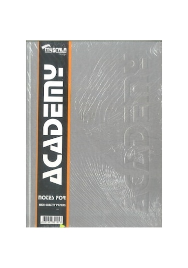 Özkan Defter 240 Yap. Ciltli 20x28 Sert Kap Düz Gri