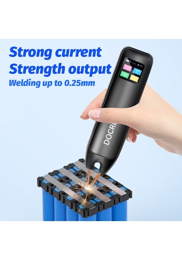 Vkemall Punta Kaynak Makinesi Docreate Pil Nokta Kaynak Makinesi El Tipi Nokta Kaynak Makinesi 99 Vites Siyah