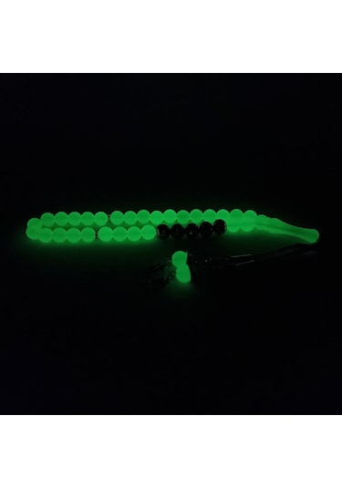 İsimli Kedi Gözü Tesbih Karanlıkta Parlayan Fosforlu Kedigözü N11.6554