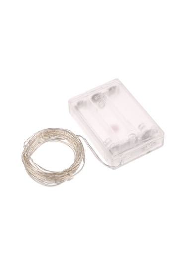 Hombey 5m 50 Led Renkli Işık Zinciri 4.5v 3w Ip65 Su Geçirmez Pilli Festivite Dekorasyonu Çok Renkli