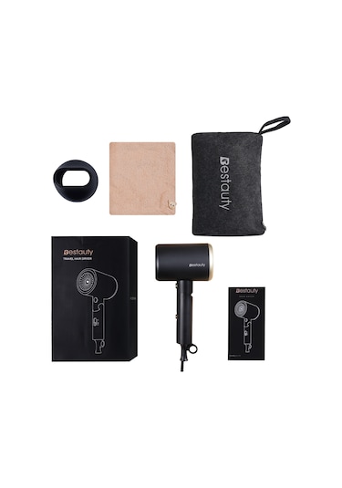 Moveevo Katlanabilir Saç Kurutma Makinesi Güçlü Saç Kurutma Makinesi Otel Kuaför Salonu Için Uygundur