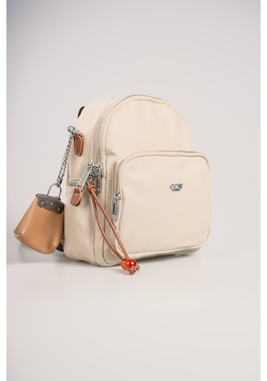 Ççs Kadın Sırt Çantası Ccs18025 Bej Bej