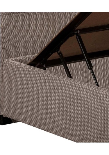 Nironyatak Luna Baza Ve Başlık Seti - 200X200 Cm Çift Kişilik Sandıklı Kumaş