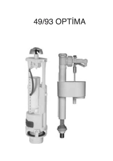 Tema-sıamp 49/93 Çift Kademeli Rezervuar İç Takım Beyaz