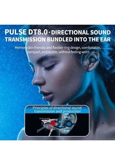 Fortunelane Q86 Kablosuz Kulaklık - 4 Saat Müzik, 10 Metre Menzil, Hızlı Şarj