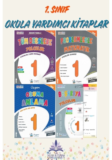 1. Sınıf Üçgen 4lü Kitap Seti