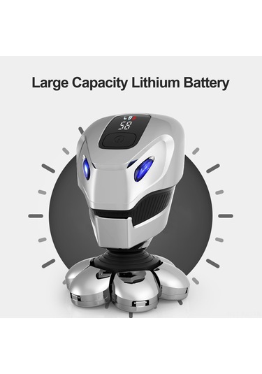 Gajeena "5'li Fonksiyonlu Erkek Tıraş Makinesi - Sakal, Saç, Burun Kılı, Masaj Ve Temizlik İçin Usb Şarjlı"