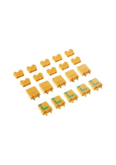 Besthome1 Amass Xt90-s Ve Xt90 Konektör Seti - 10 Parça Kıvılcım Önleyici Rc Bağlantı Aparatı