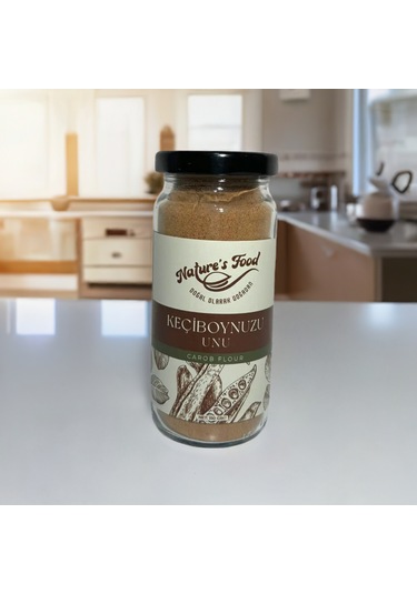 Keçiboynuzu Unu 2 Li Katkısız Içerik 150gr Cam Şişe A, B2, B3 Ve B6 Vitamini Deposu