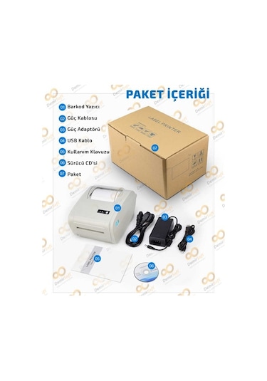 Netum Zjiang ZJ9210 Termal Etiket Barkod Yazıcı