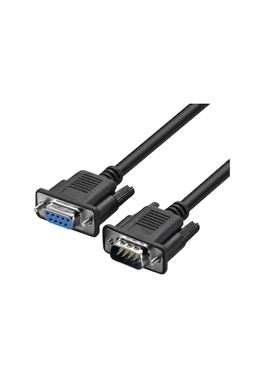 Db9 9pın Seri Rs232 Uzatma Kablosu Erkek Kadın 1.5m 300cm 5m 10m Siyah 3m, Erkek İla Kadın