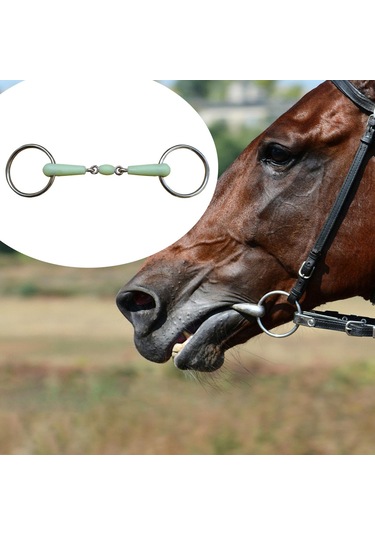 Homyl At Halkası Ucu Eğitim Aracı Kauçuk Sarılı Yeşil Yeşil