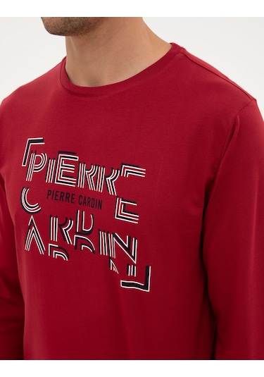 Pierre Cardin Erkek Bordo Pijama Takım 50322652-900 Bordo