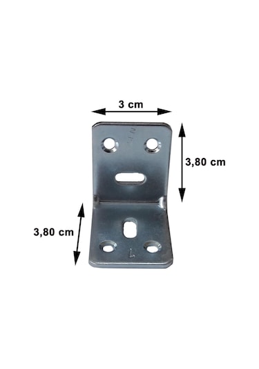 Ennalbur Gönye L Tipi No:7 5 Adet Nikel