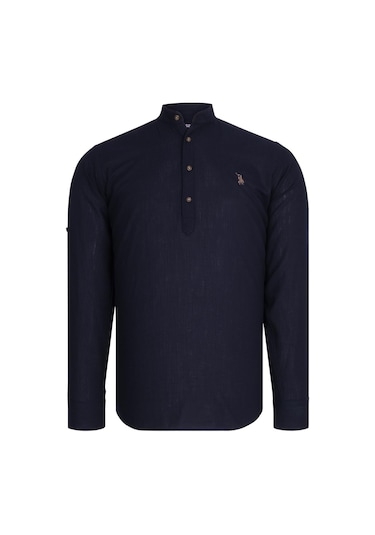 Dokuzlu Set G783 Dewberry Hakim Yaka Gömlek-siyah-beyaz-lacivert-bordo-mavi-haki-bej-antrasit-gri Siyah-beyaz-lacivert-bordo-mavi-haki-bej-antrasit-gri