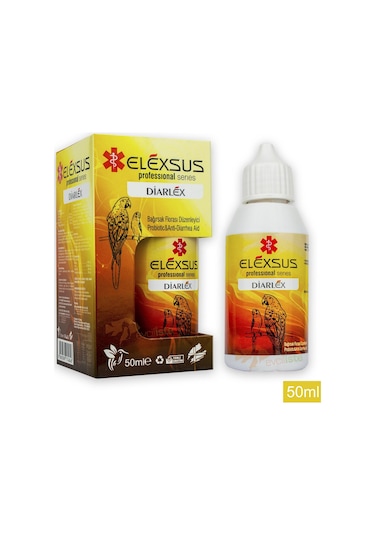 Elexsus Diarlex Kuşlar için Bağırsak Florası Düzenleyici 50 ML