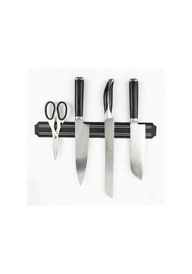 Mıknatıslı Paslanmaz Duvar Bıçak Askısı Standı 33 Cm Aparat 5361 Çok Renkli
