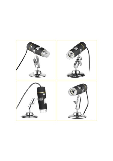 Tenfowee Usb Dijital Mikroskop 1000x Zoom - Yüksek Çözünürlüklü Elektronik Mikroskop Metal Ayaklı - Endüstriyel Ve Cilt İncelemesi İçin Çok Renkli