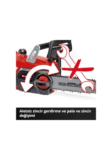 Einhell GE-LC 18 Li Kit (1x3,0 Ah) Akülü Ağaç Kesme - 4501760