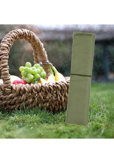 Homyl Piknik Dış Mekan Mat Plaj Koltuk Minderi Kamp Açık Yeşil Ordu Yeşil