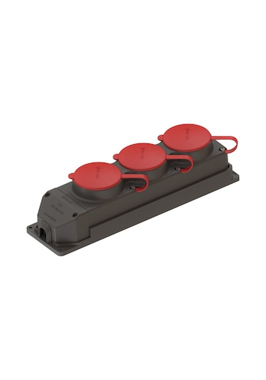 3x25a Kauçuk Üçlü Grup Priz