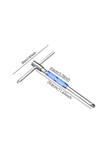 Pazly T Siz Renkli Homyl El Çok Fonksiyonlu Anahtar Altıgen Alet 6.3mm 12.5mm 10mm Çok Renkli