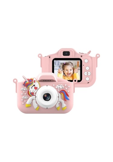 Trendooze Hallow D12393pu 1080p 48 Mp Unicorn Dijital Çocuk Kamerası Qx