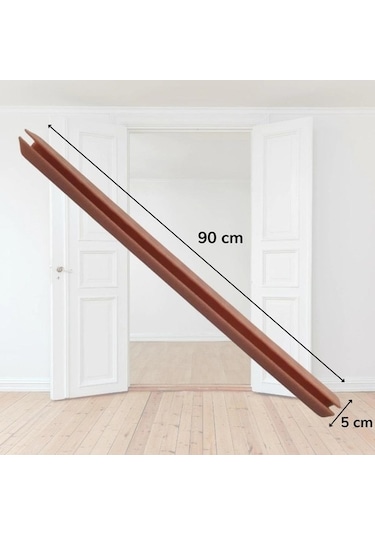 Geçmeli Kapı Altı Isı Yalıtım Süngeri Eşik Süngeri (6 Adet) Beyaz