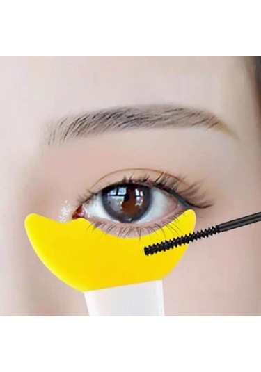 Suntek Çok İşlevli Eyeliner Şablonlar Silikon 6.9cmx5cm-sarı