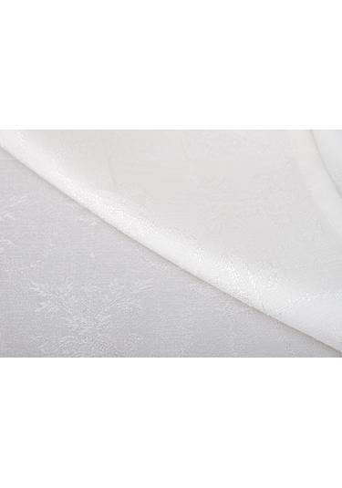 Finezza Ayda Jakar Polyester Kumaş Krem Runner 45x150 cm - 1418