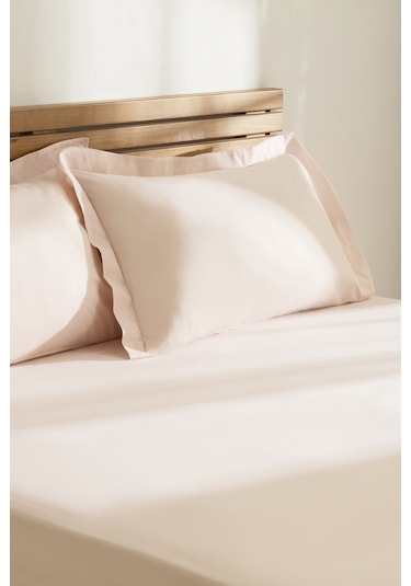 Kaşmir Home Basic %100 Pamuk Tek Kişilik Çarşaf Takımı Rose Rose