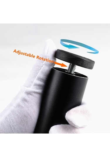 Suntek Magideal 4 Adet Alüminyum Alaşımlı Mobilya Ayakları Siyah-10cm