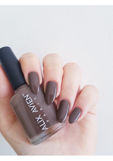 Alix Avien Kahverengi Oje 91 Yüksek Pigmentli Uzun Süreli Kalıcılık Hızlı Kuruma Nail Lacquer 91