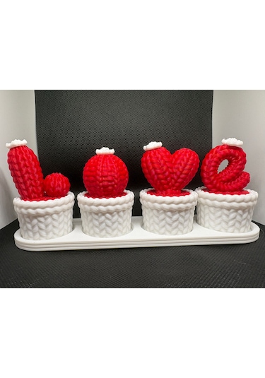 Love Bahçesi Dekoratif Tasarım Obje Seti Set