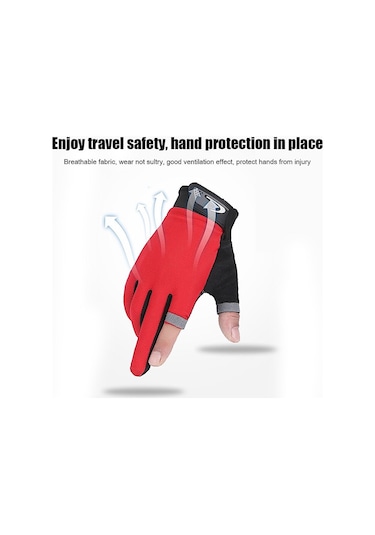 MSO Outdoor Silikonlu Kaymaz Olta Bisiklet Fitnes Sürücü Eldiven