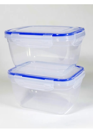 Gds Comfort Yiyecek Saklama Kabı Seti 1000 Ml, Plastik 2 Adet 307434415 Beyaz