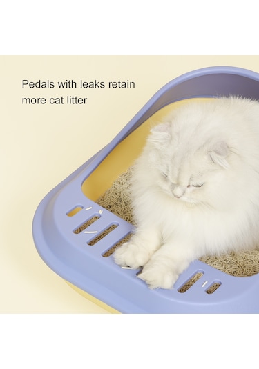 Vkemall Yeşil Küçük Boy Kedi Kumu Sandığı - Pp Malzeme - 447x334x189mm