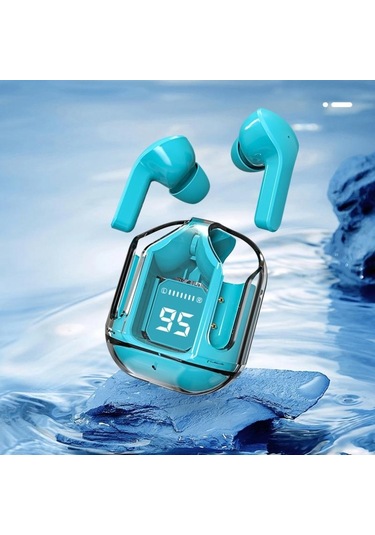 Queed Şeffaf Uzay Kapsülü Bluetooth 5.3 Kulaklık